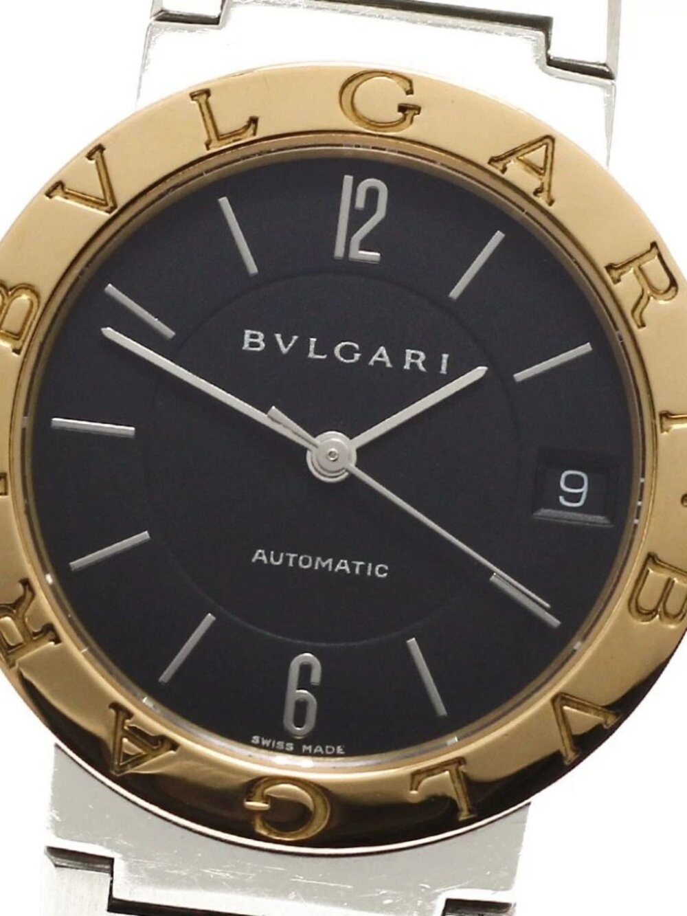 BVLGARI BB33SG YG2 tone Date Automatic Men's Watch_940275